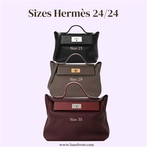 24/24 hermes sizes|hermes 24 24 sizes.